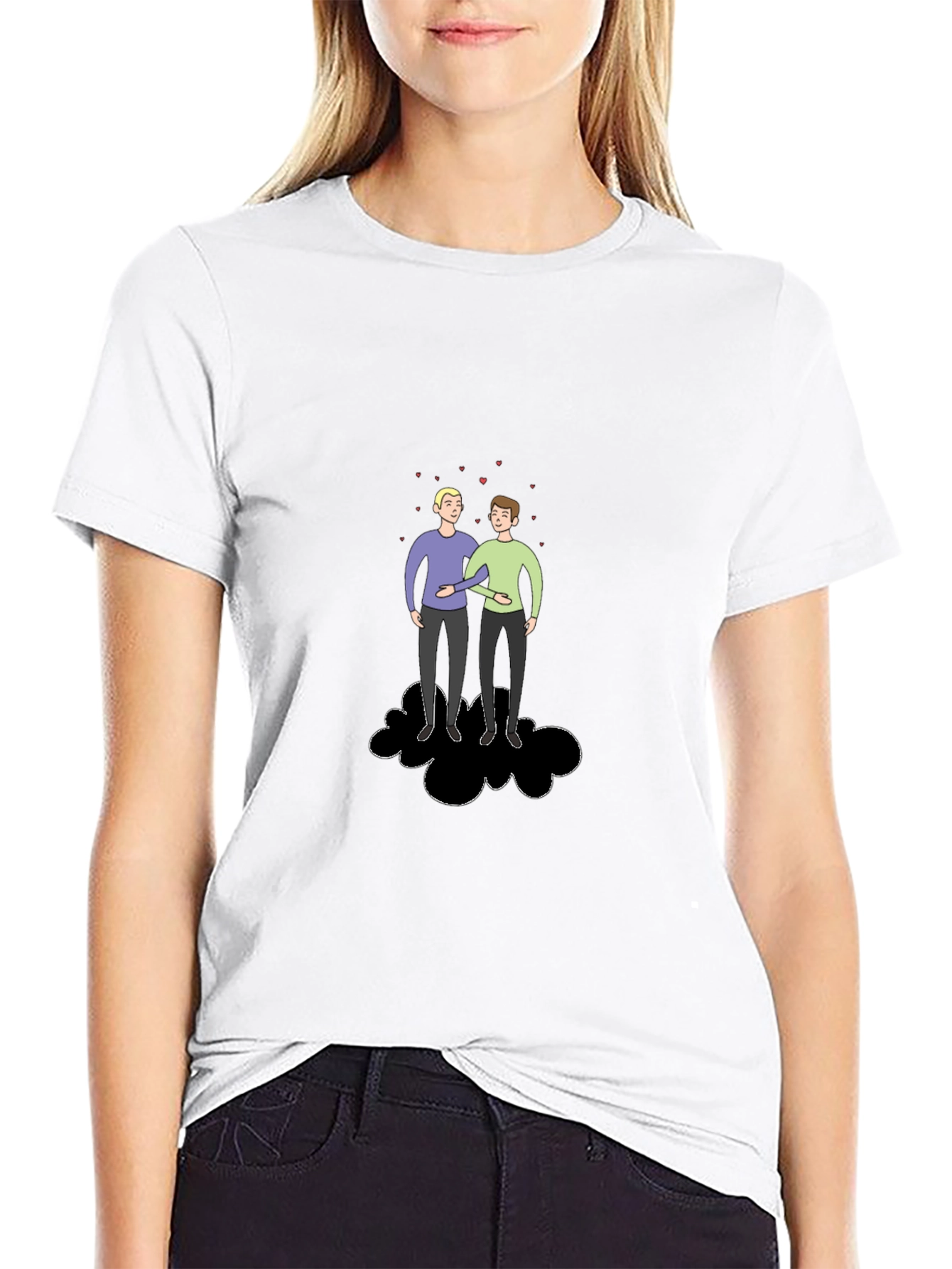 Couple on Cloud T-Shirt - Soft Cotton Tee