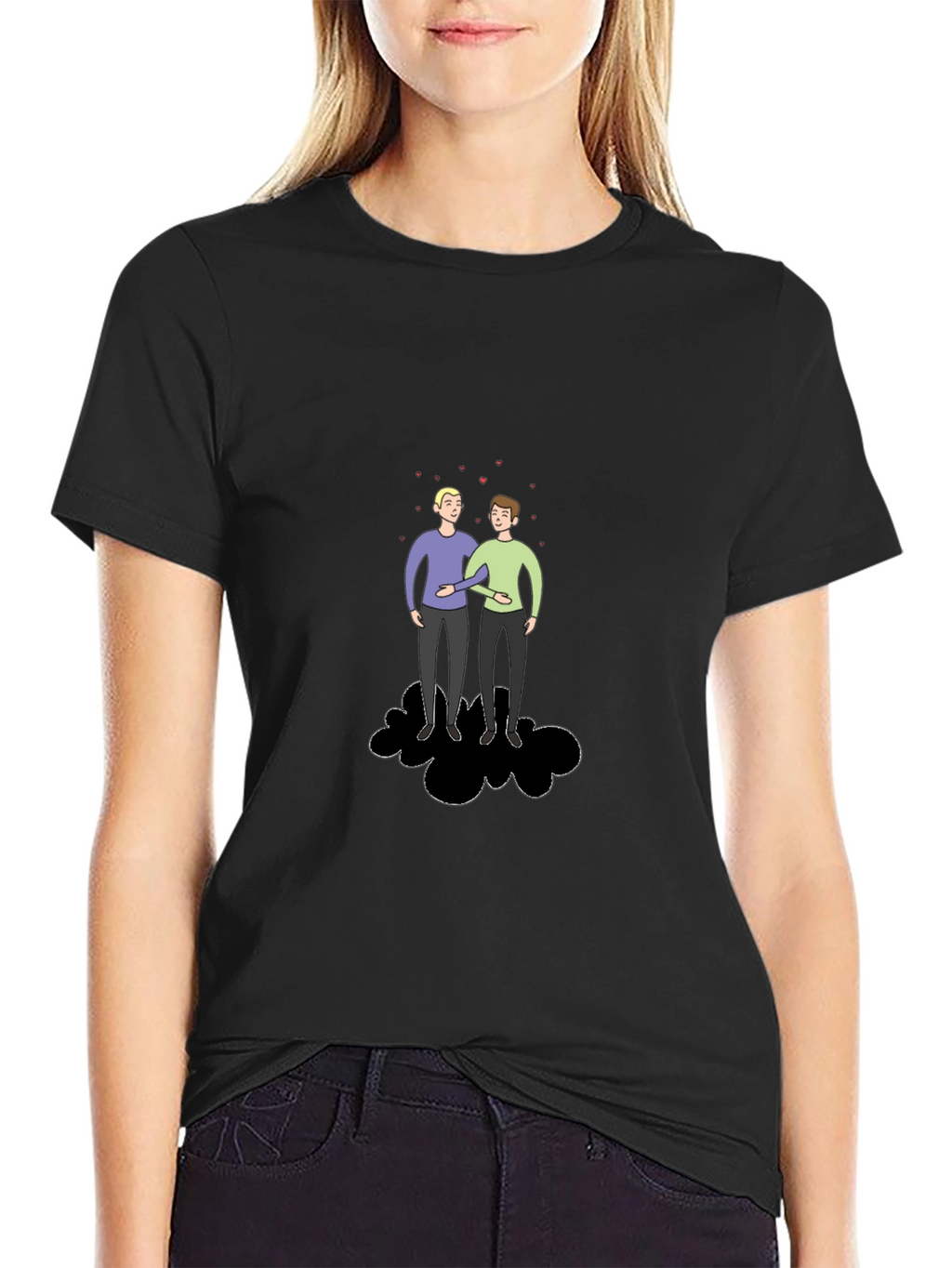 Couple on Cloud T-Shirt - Soft Cotton Tee