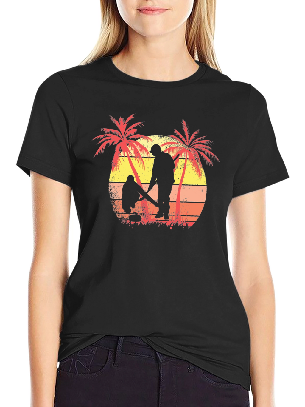 Beach Metal Detecting T-Shirt