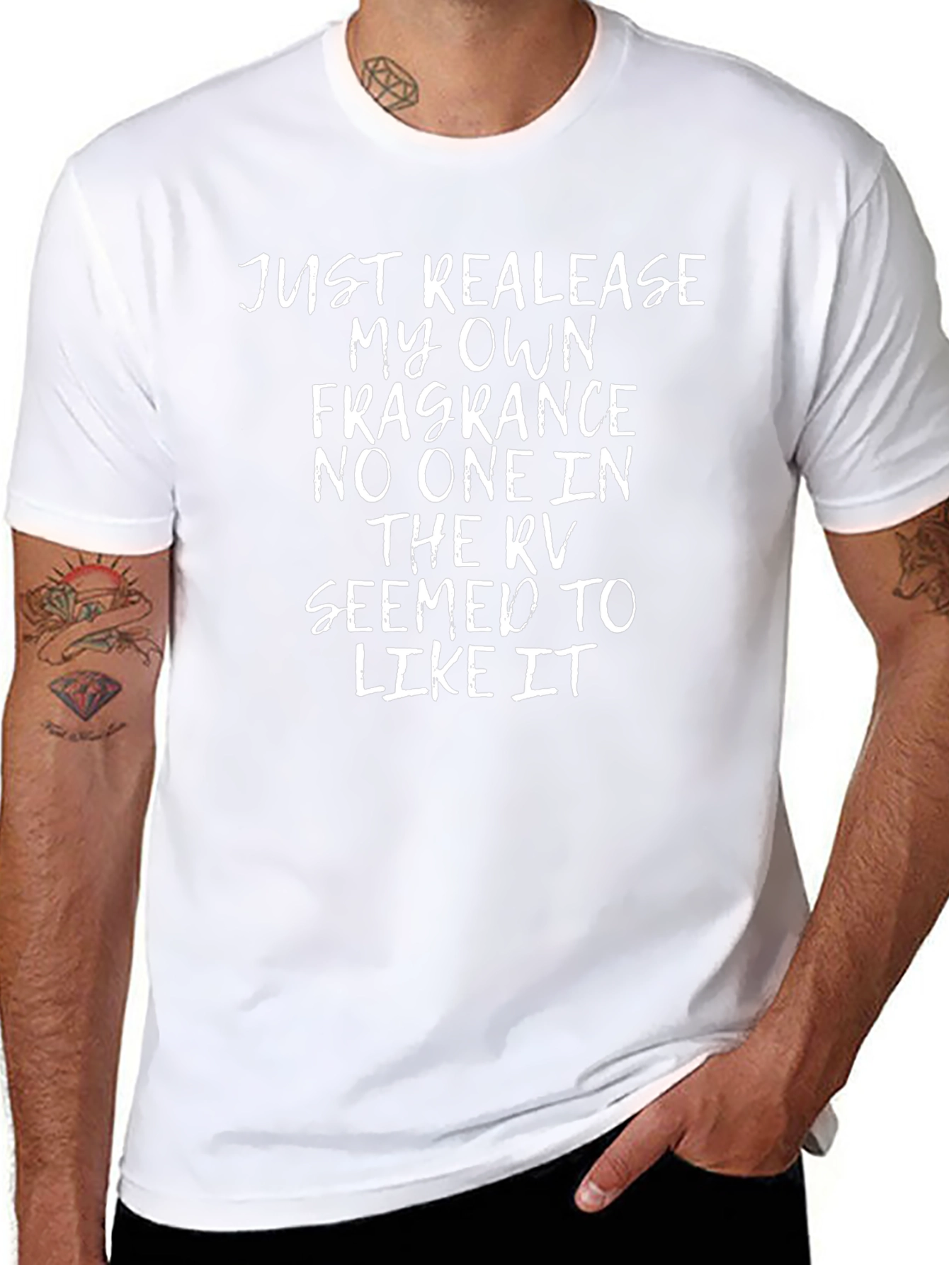 Humorous RV Fragrance Graphic T-Shirt