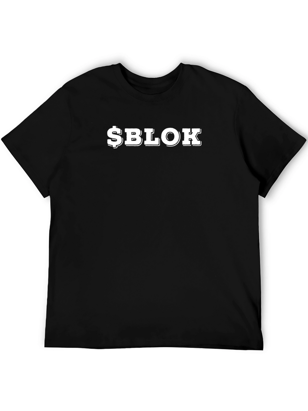$BLOK Graphic Tee - Stylish Mens Black T-Shirt