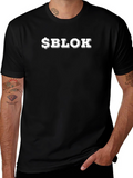 $BLOK Graphic Tee - Stylish Mens Black T-Shirt