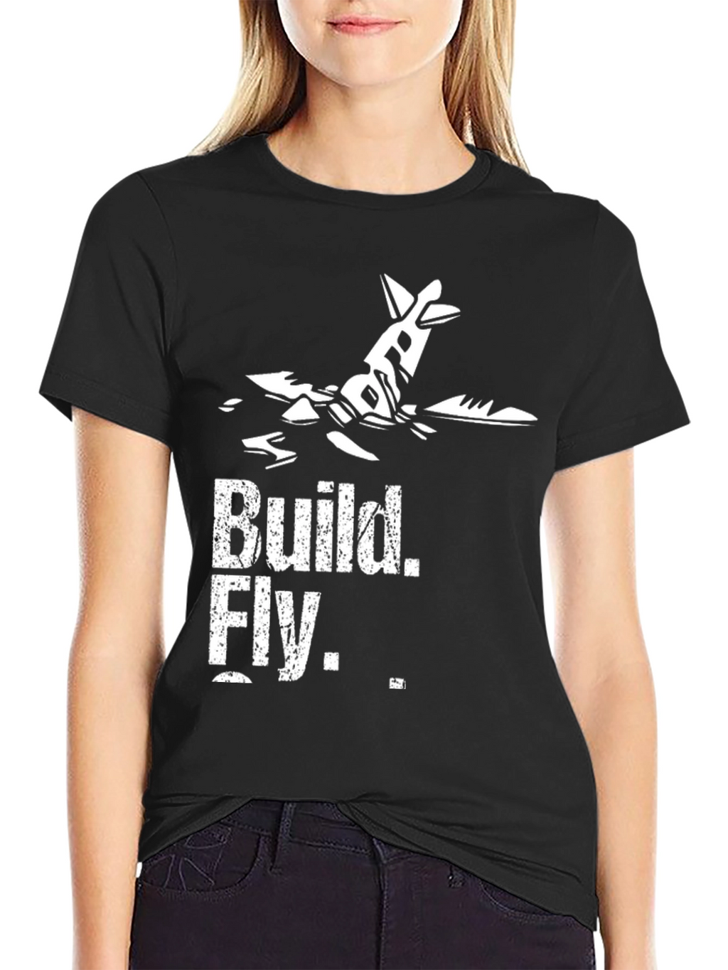 Build Fly T-Shirt - Aviation Enthusiast Tee