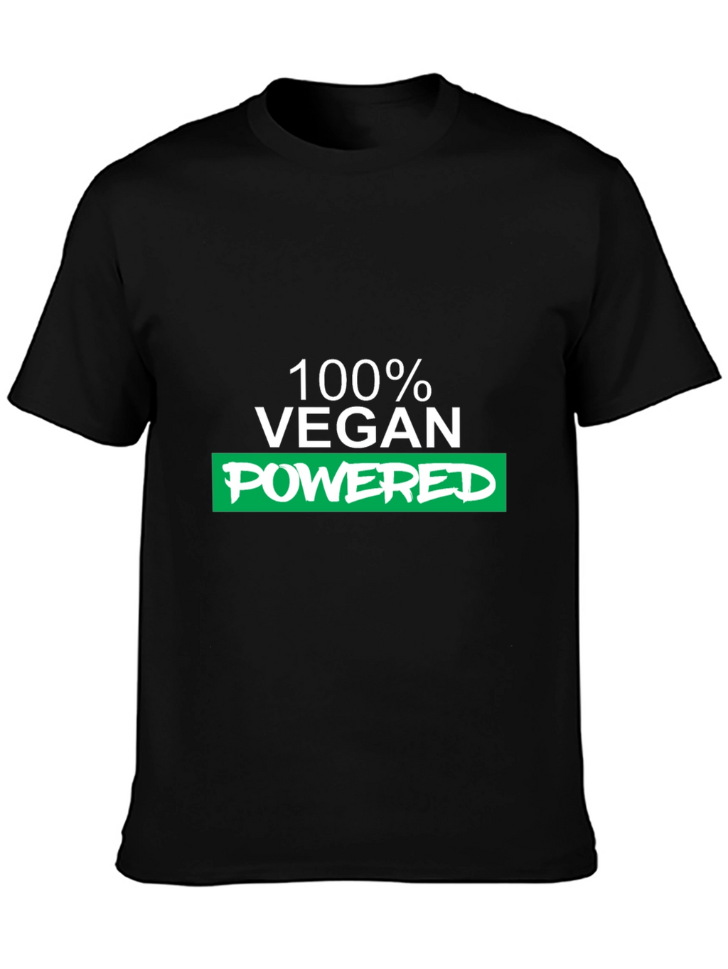 Vegan Powered Graphic Tee - Black