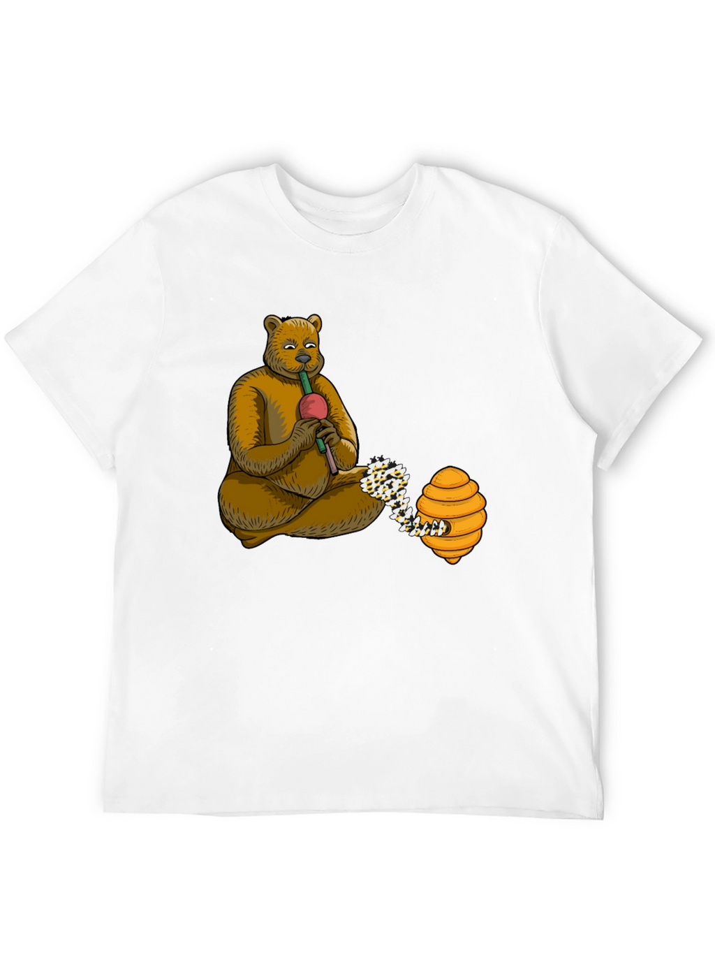 Bear Playing Flute T-Shirt