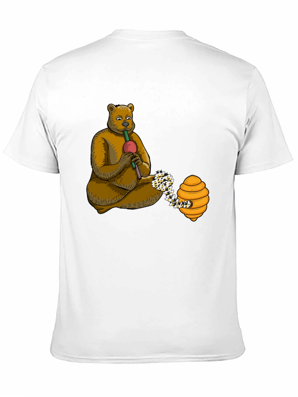 Bear Playing Flute T-Shirt