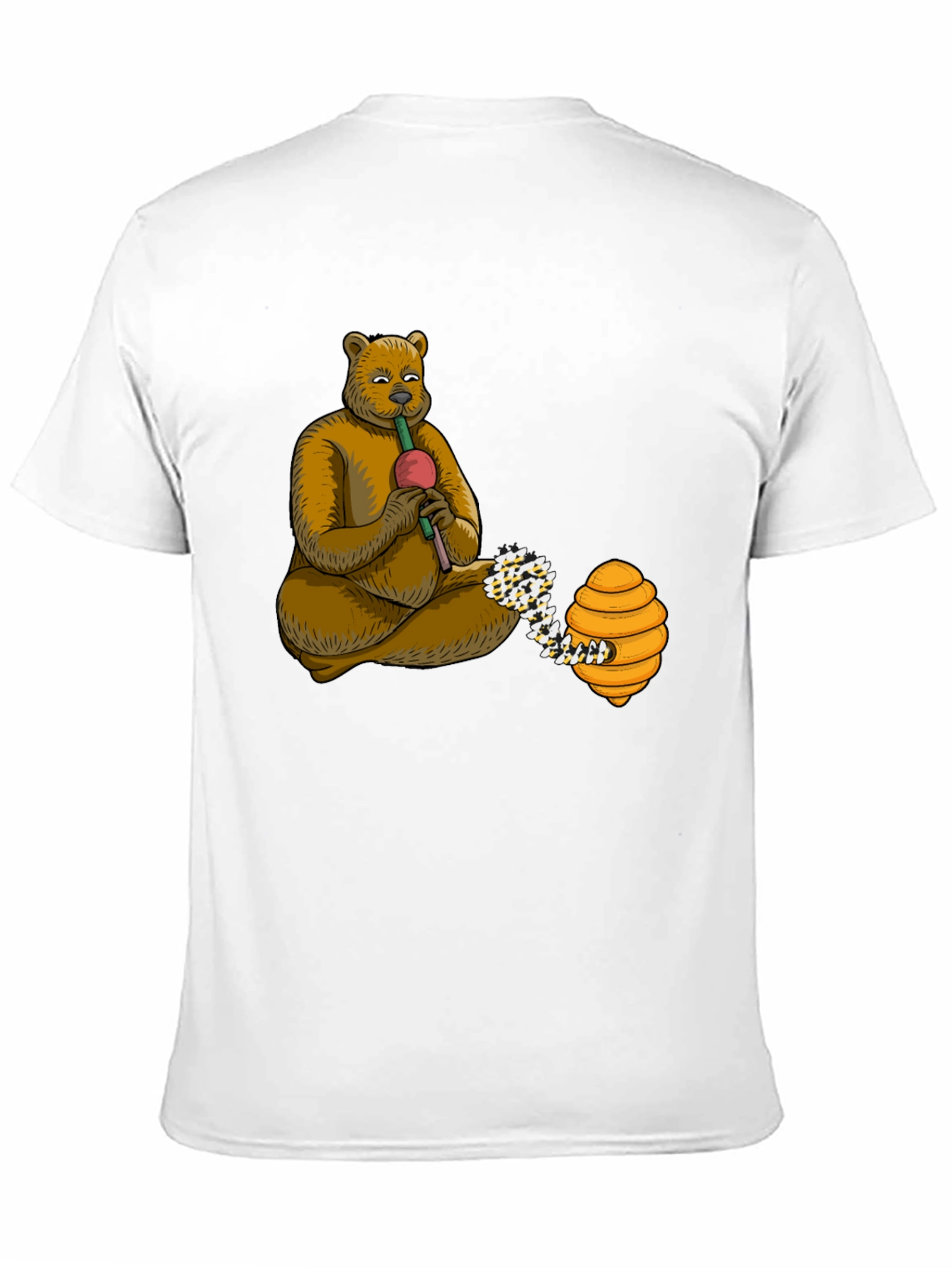 Bear Playing Flute T-Shirt