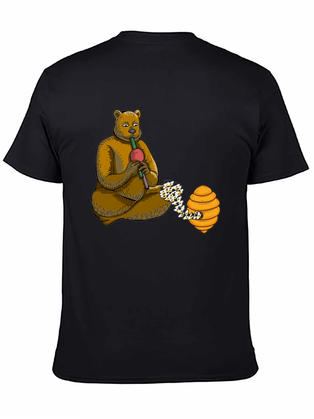 Bear Playing Flute T-Shirt