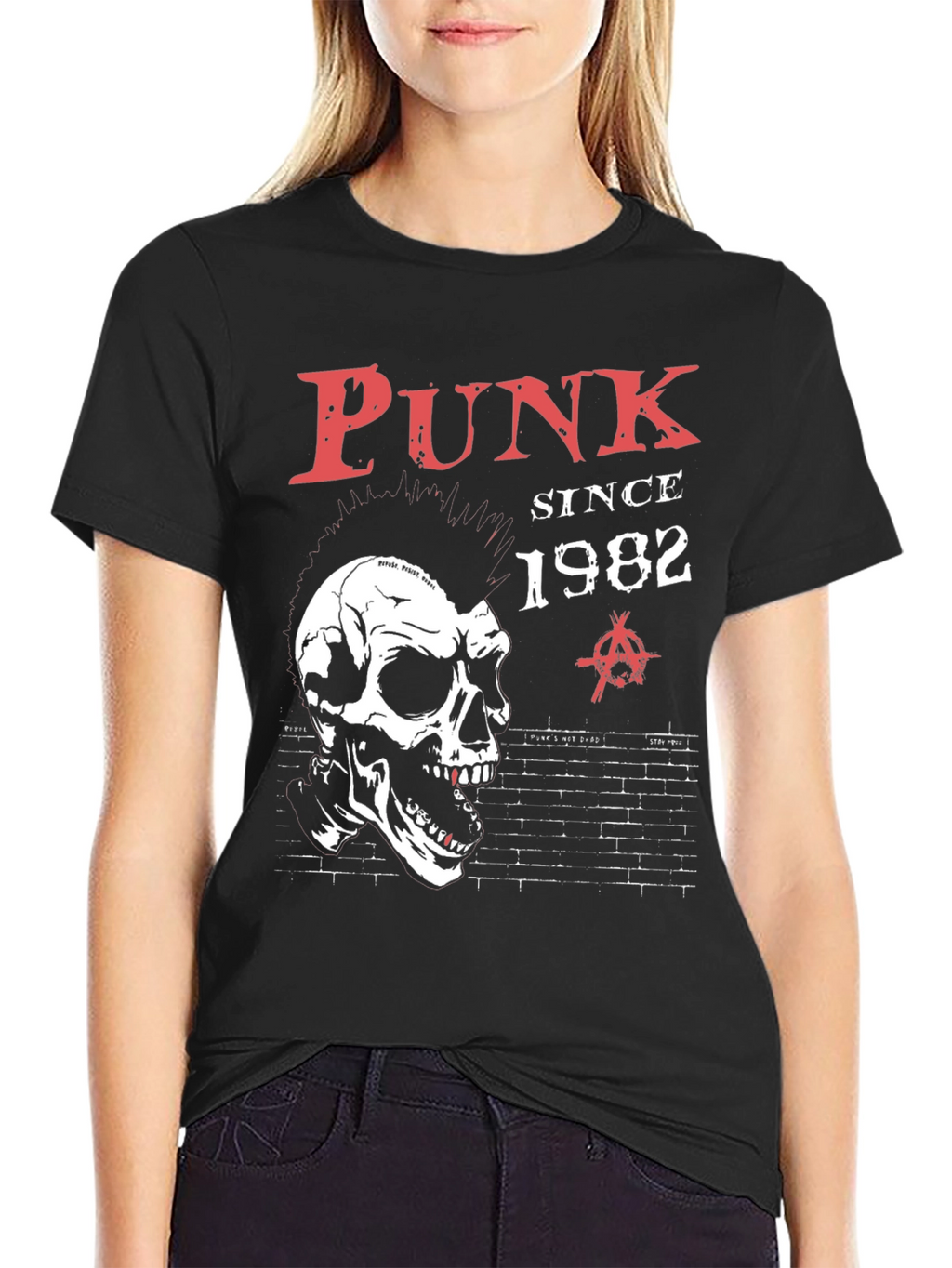 Punk Since 1982 T-Shirt - Skull Graphic Tee