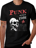 Punk Since 1982 T-Shirt - Skull Graphic Tee