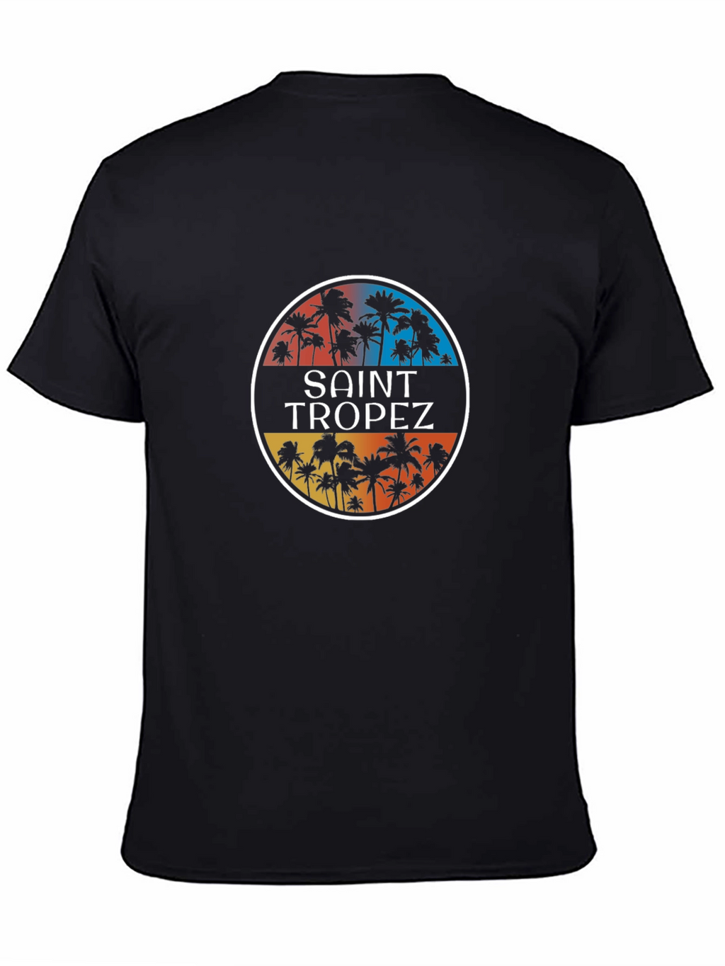 Saint Tropez Palm Tee - Retro Summer Vibes