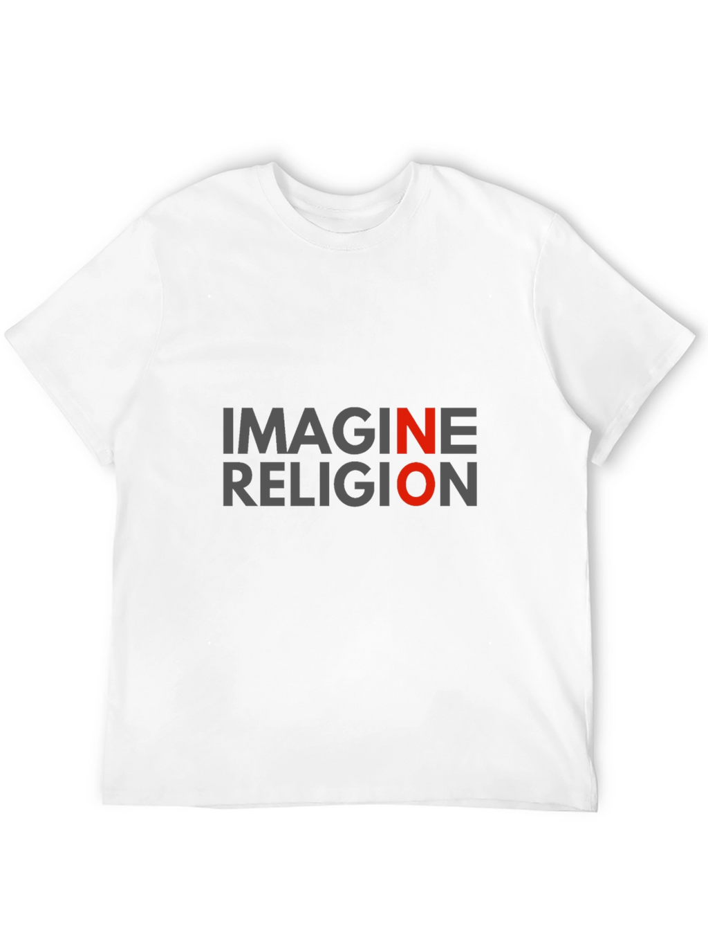 Imagine No Religion Graphic Tee - Anti-Religion T-Shirt
