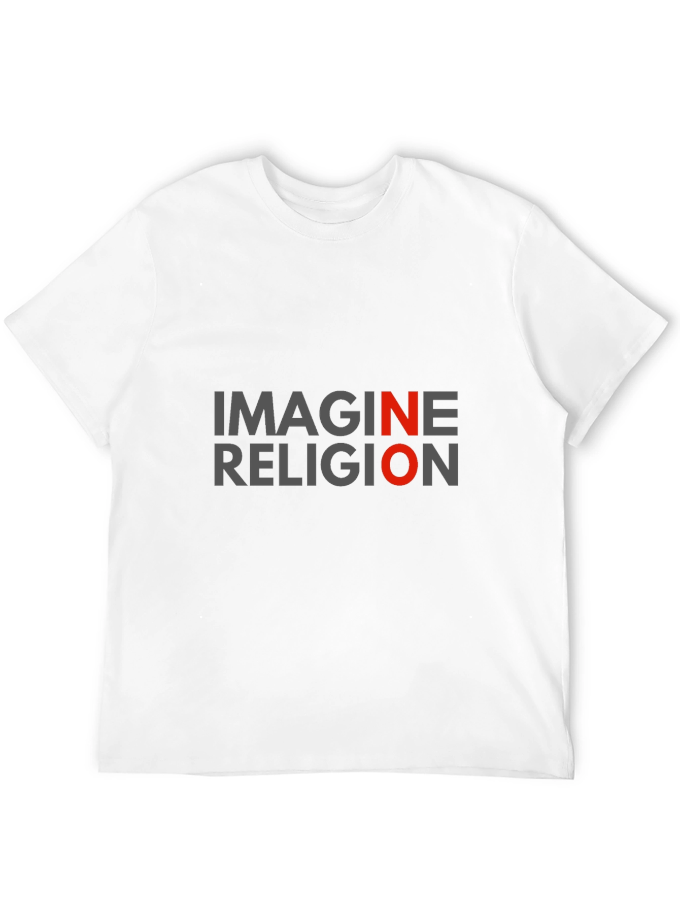 Imagine No Religion Graphic Tee - Anti-Religion T-Shirt