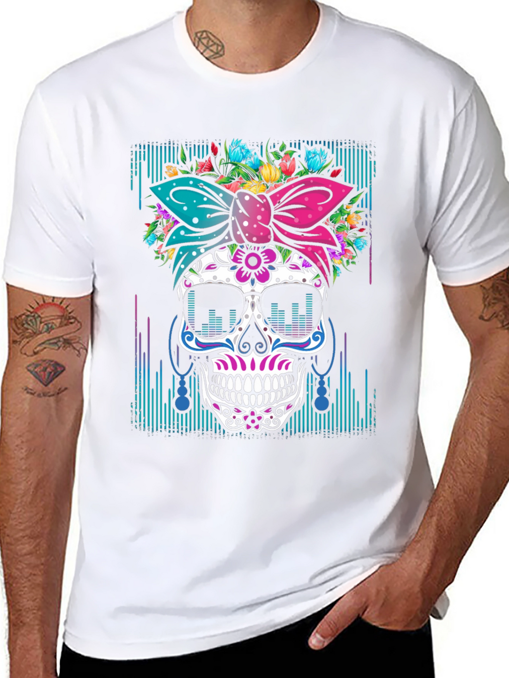 Sugar Skull Graphic T-Shirt