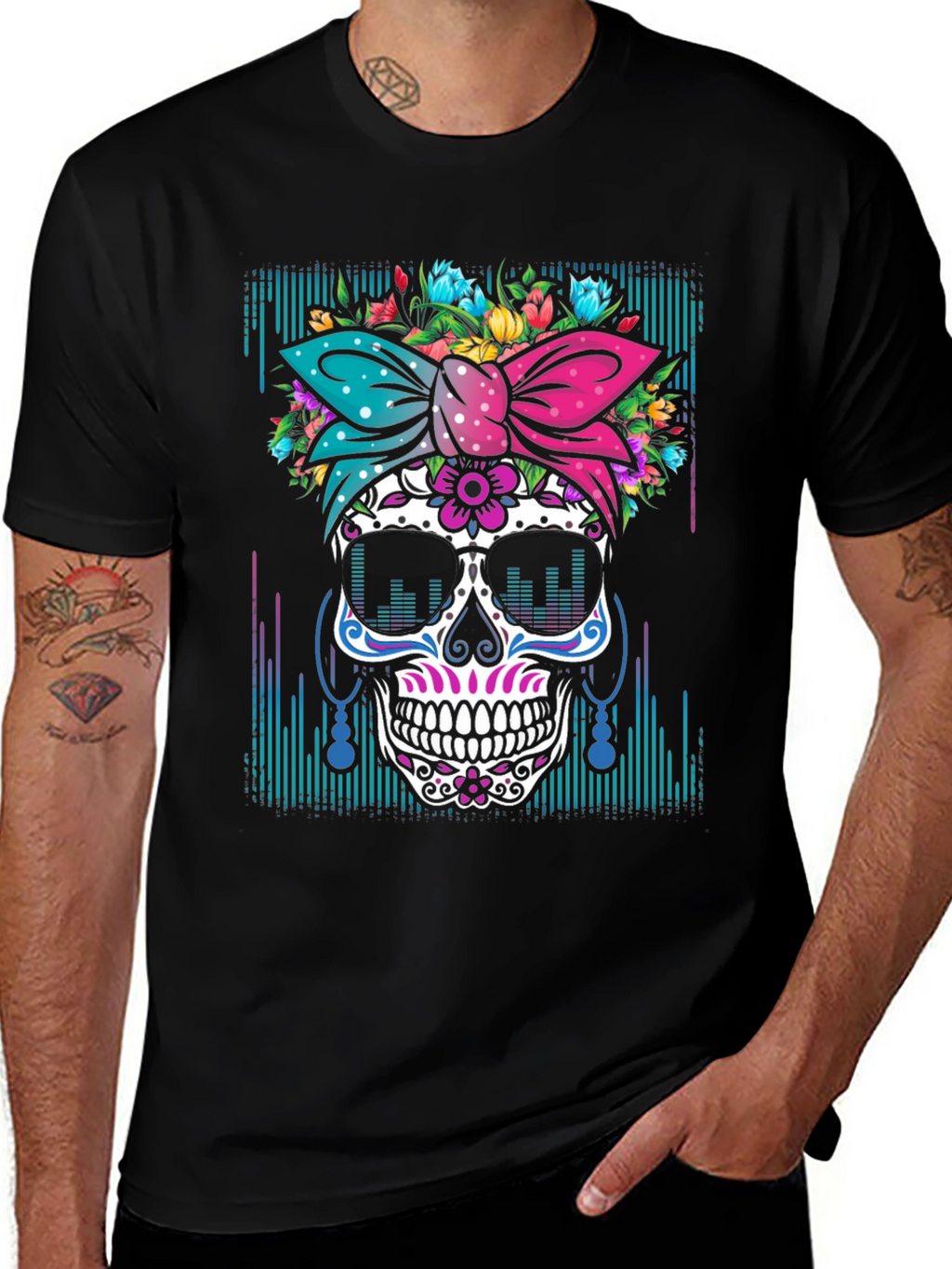 Sugar Skull Graphic T-Shirt