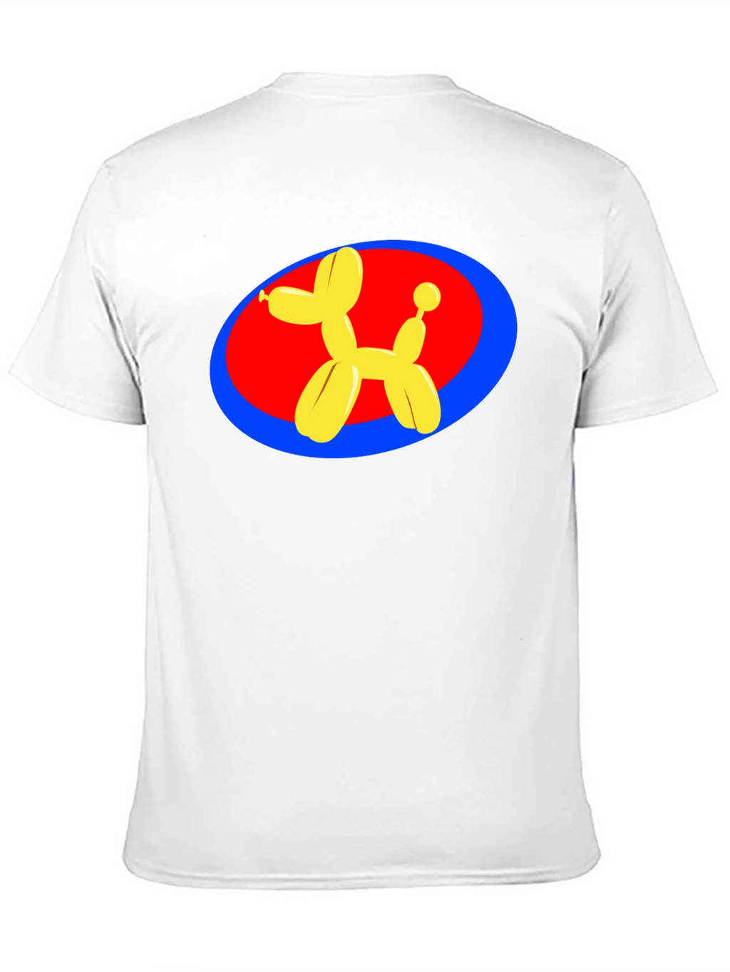 Balloon Dog Graphic Tee - Black Cotton T-Shirt