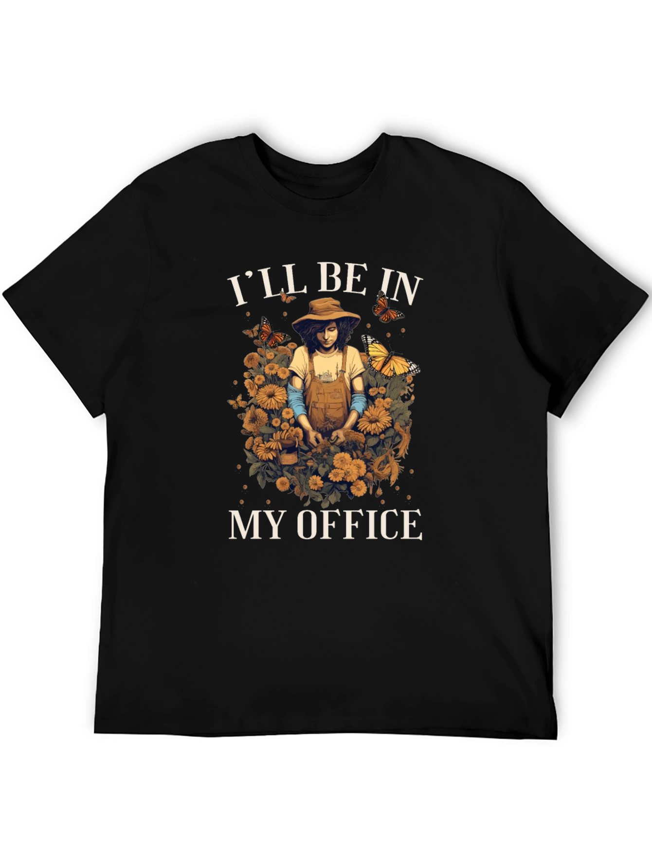 Gardeners Office T-Shirt - Floral Gardening Tee