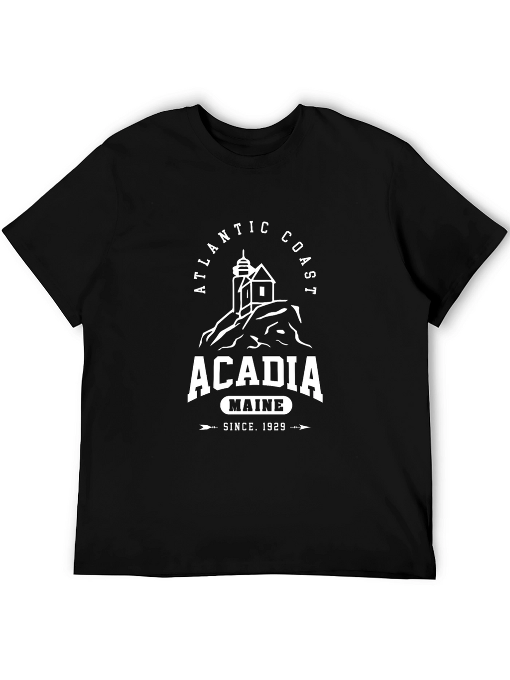 Acadia Maine T-Shirt - Atlantic Coast Lighthouse Tee