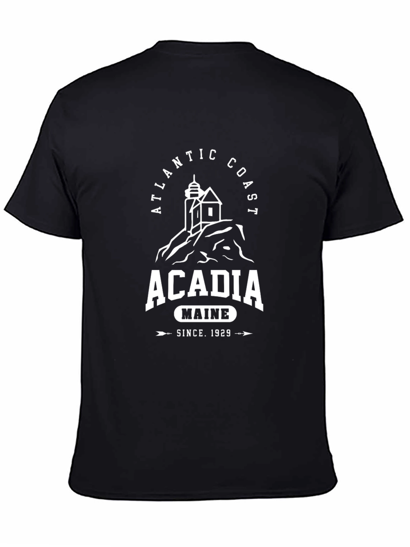 Acadia Maine T-Shirt - Atlantic Coast Lighthouse Tee