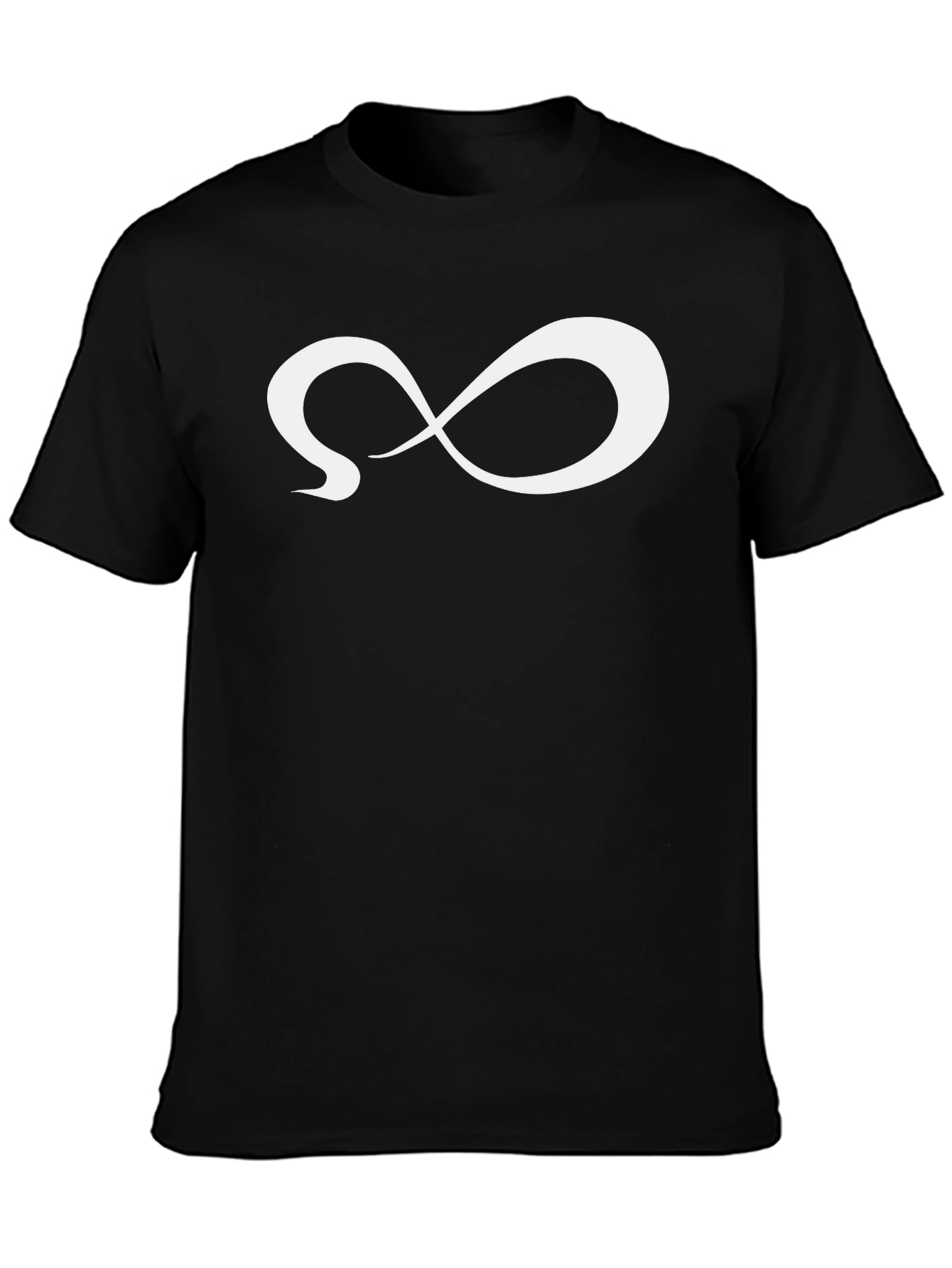 Infinity Symbol Graphic Tee - Modern Minimalist Design