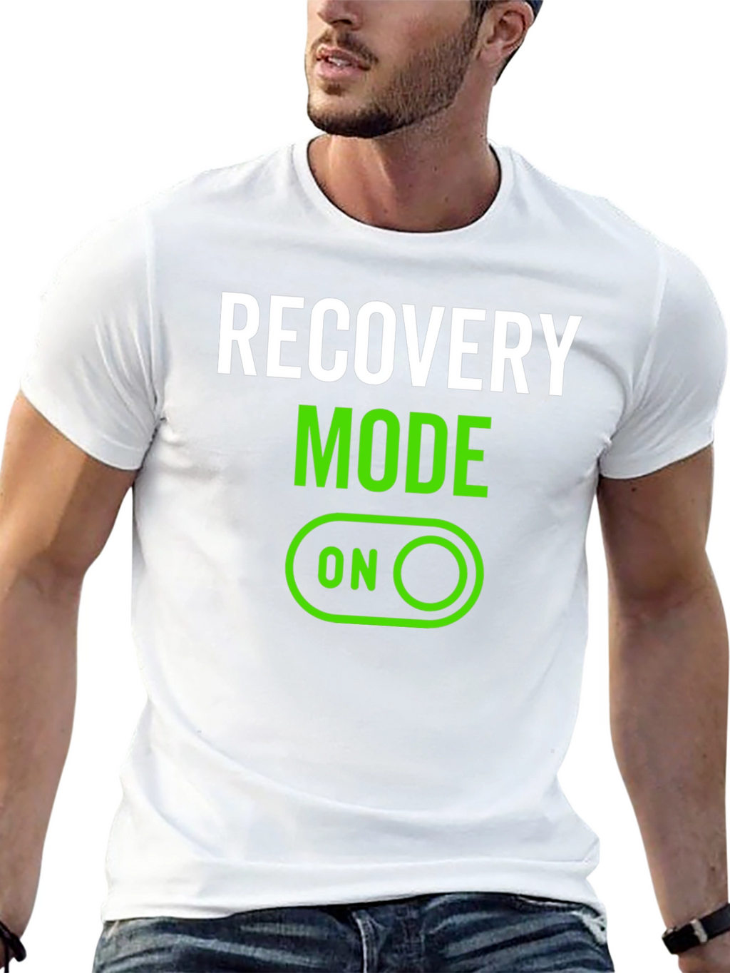 Recovery Mode On Black T-Shirt