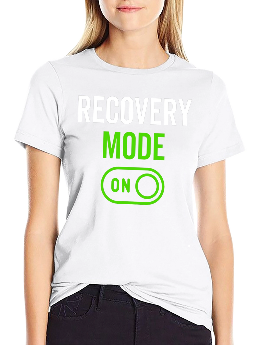 Recovery Mode On Black T-Shirt