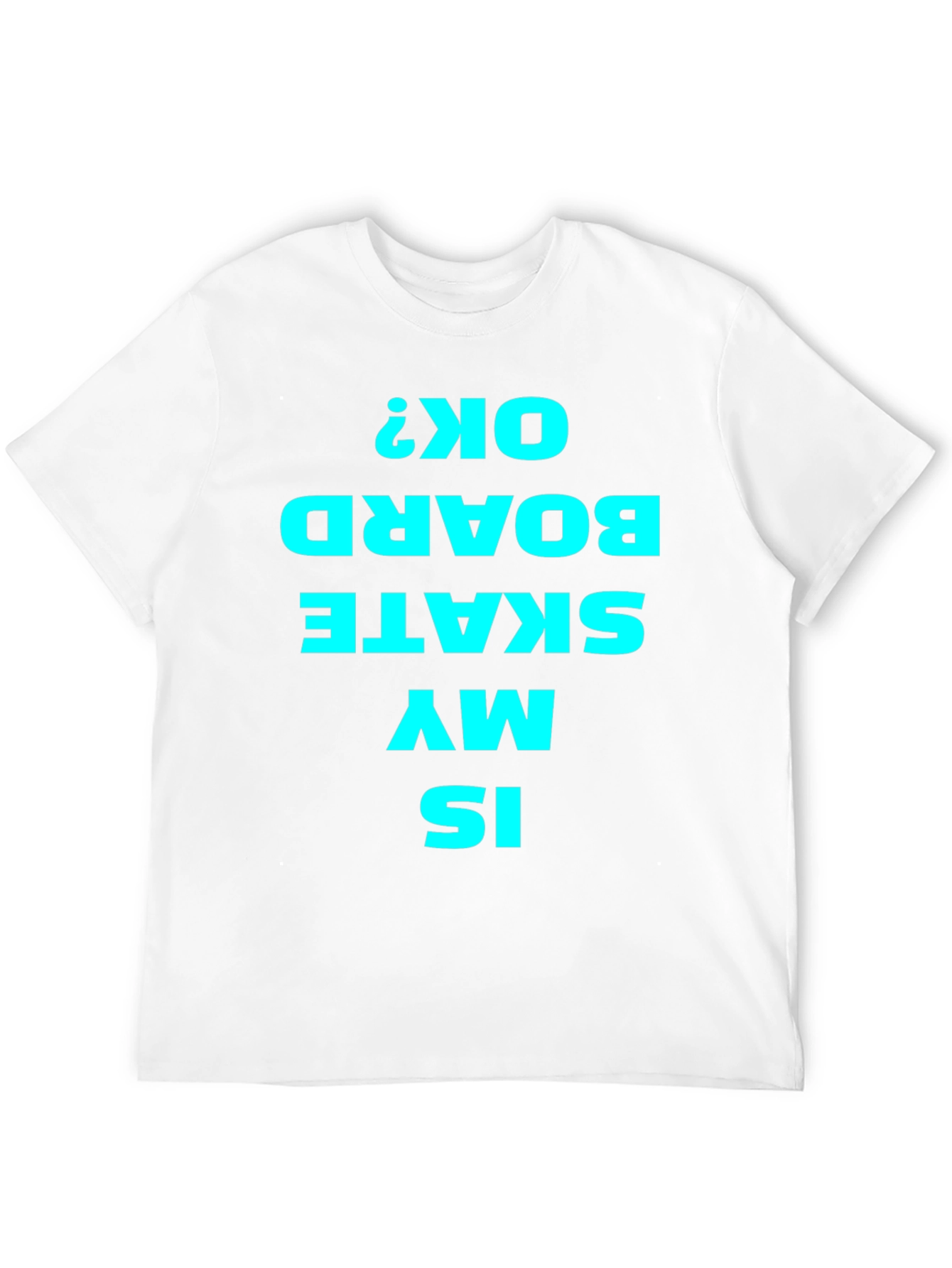 Is My Skateboard OK? Black Graphic Tee