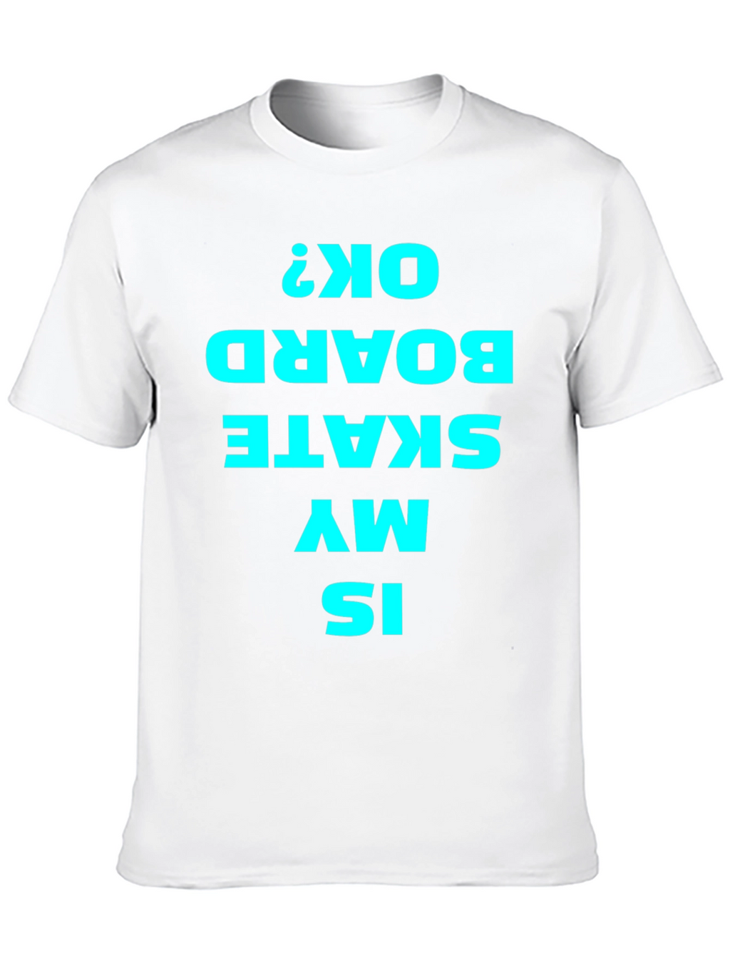 Is My Skateboard OK? Black Graphic Tee