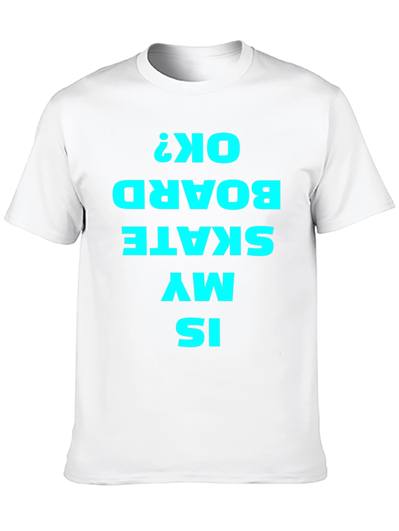 Is My Skateboard OK? Black Graphic Tee