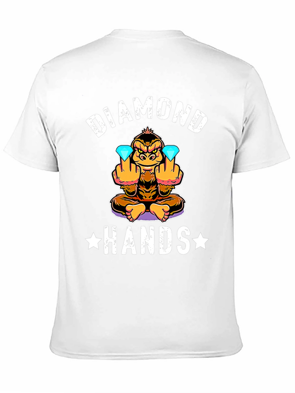 Diamond Hands Funny Monkey T-Shirt