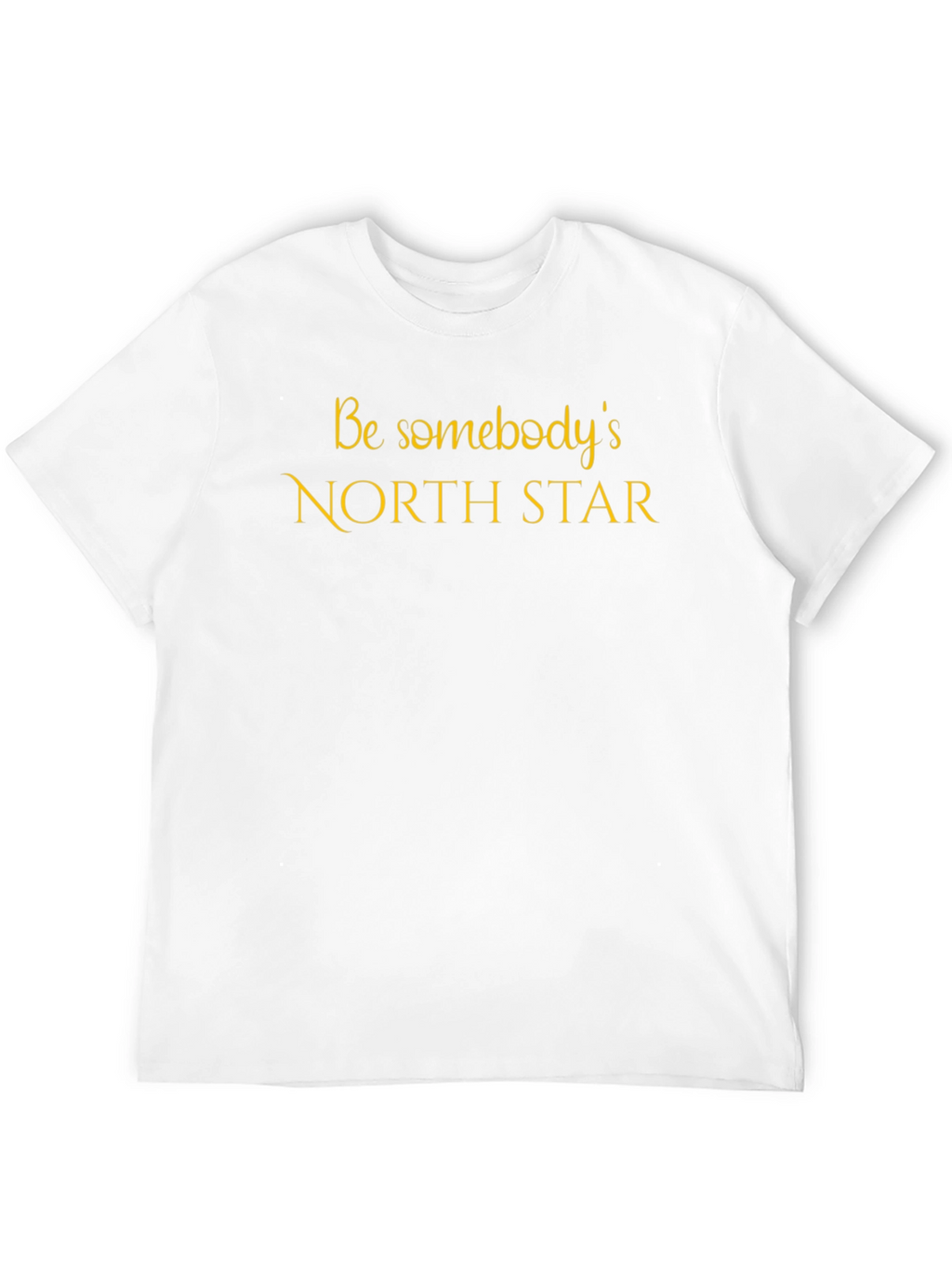 North Star Graphic Tee - Black Cotton T-Shirt
