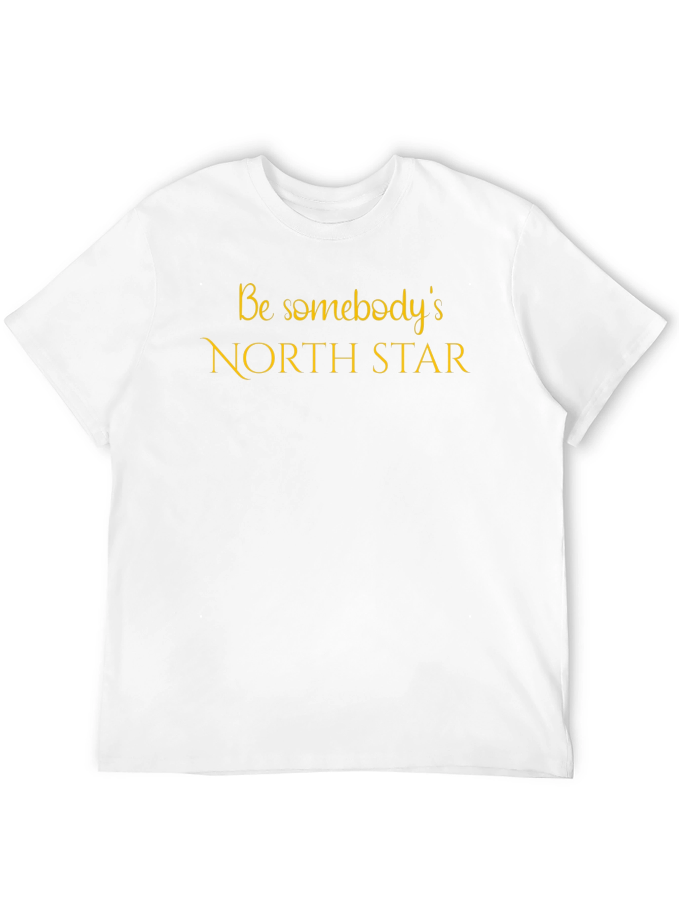 North Star Graphic Tee - Black Cotton T-Shirt