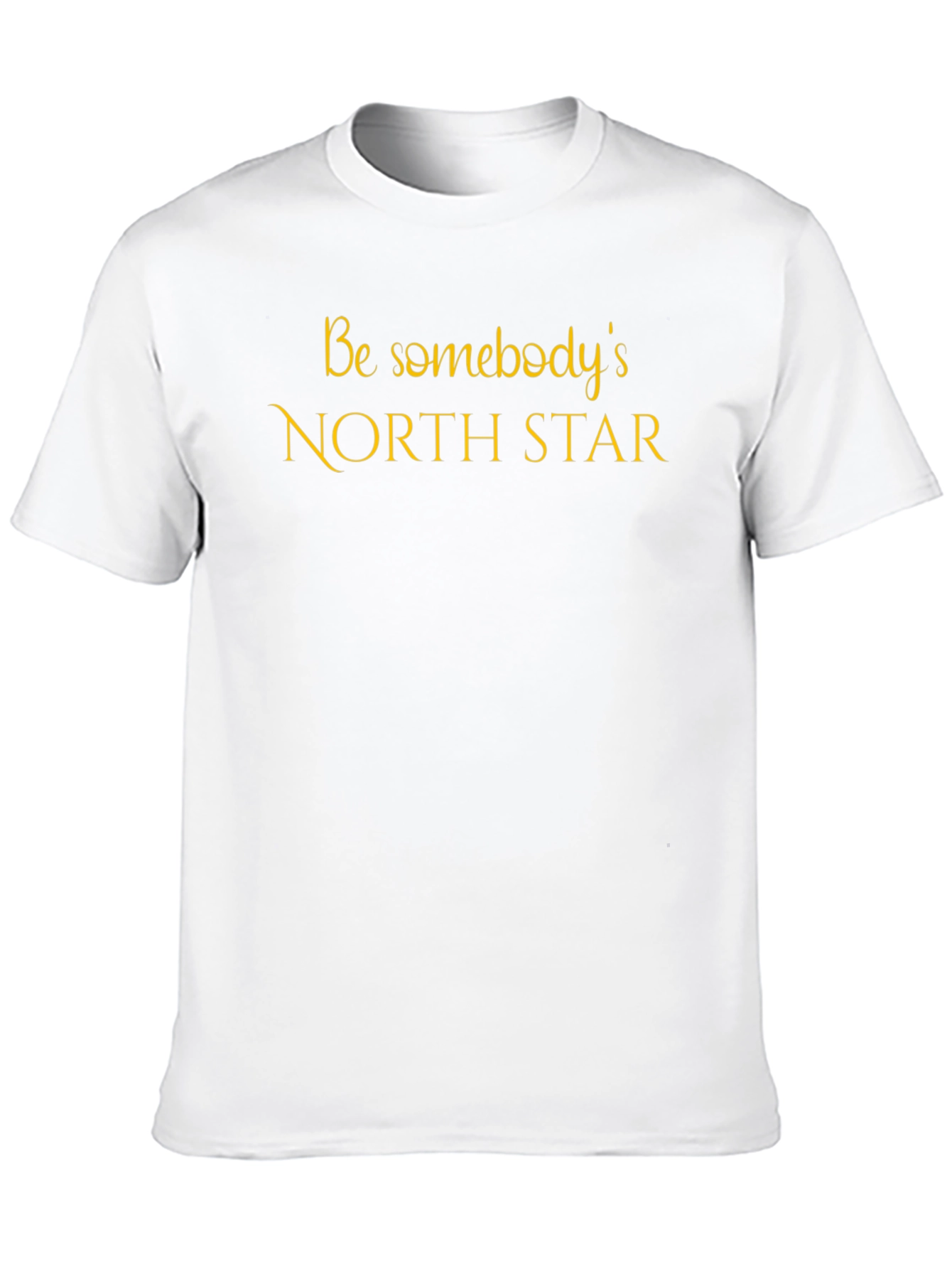 North Star Graphic Tee - Black Cotton T-Shirt