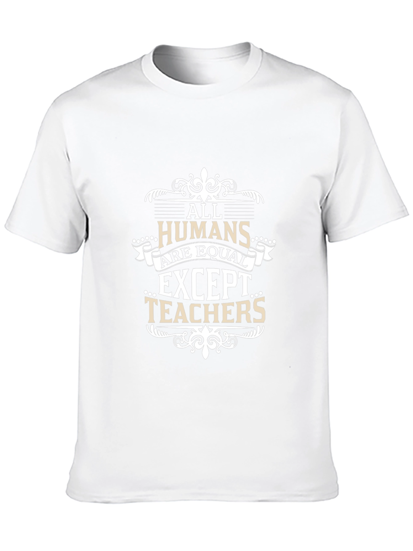 All Humans Are Equal Except Teachers T-Shirt