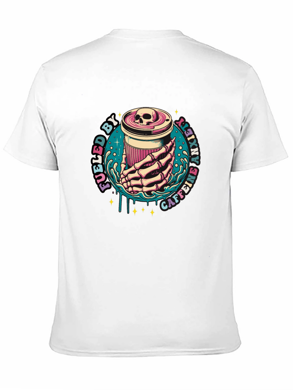 Fueled By Caffeine Anxiety T-Shirt
