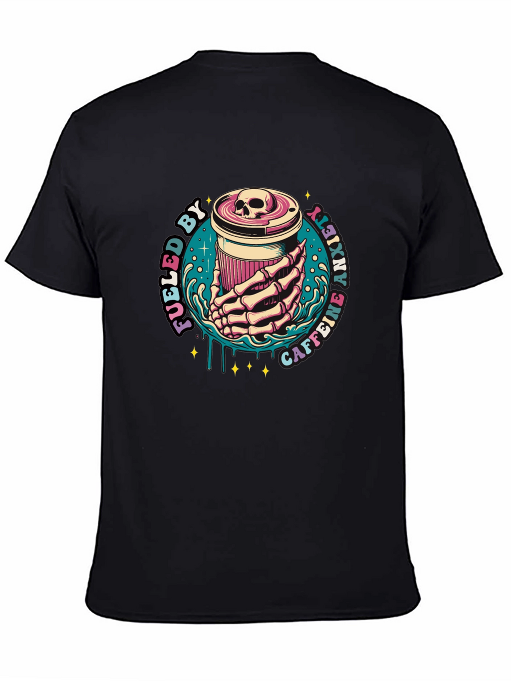 Fueled By Caffeine Anxiety T-Shirt
