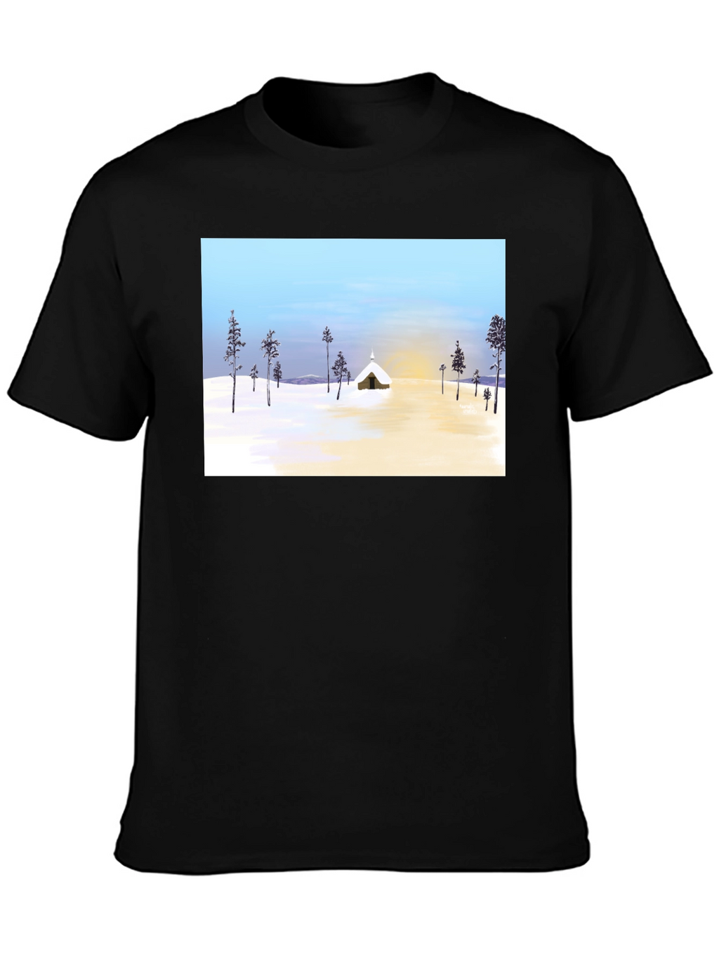 Winter Scene Graphic Tee