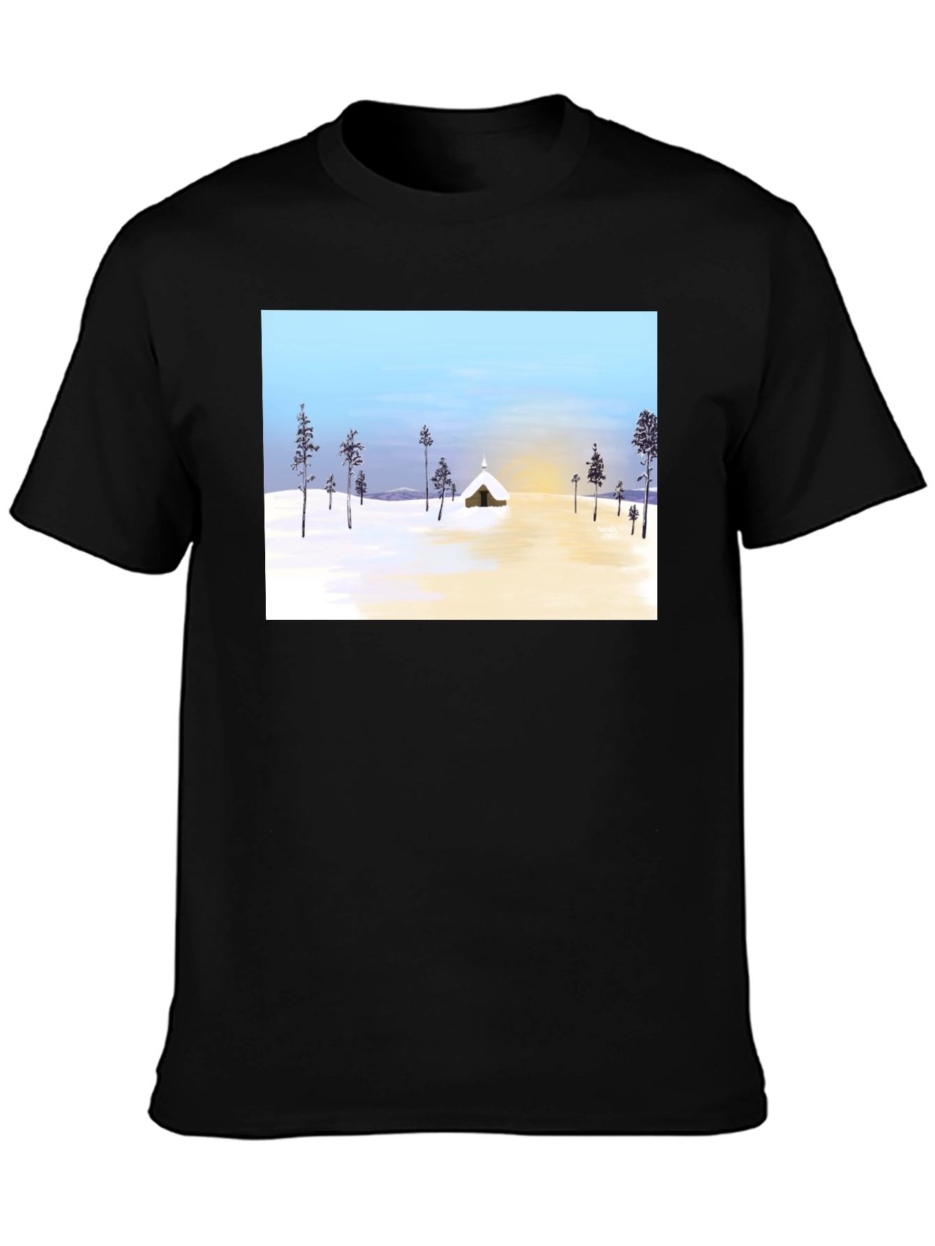 Winter Scene Graphic Tee
