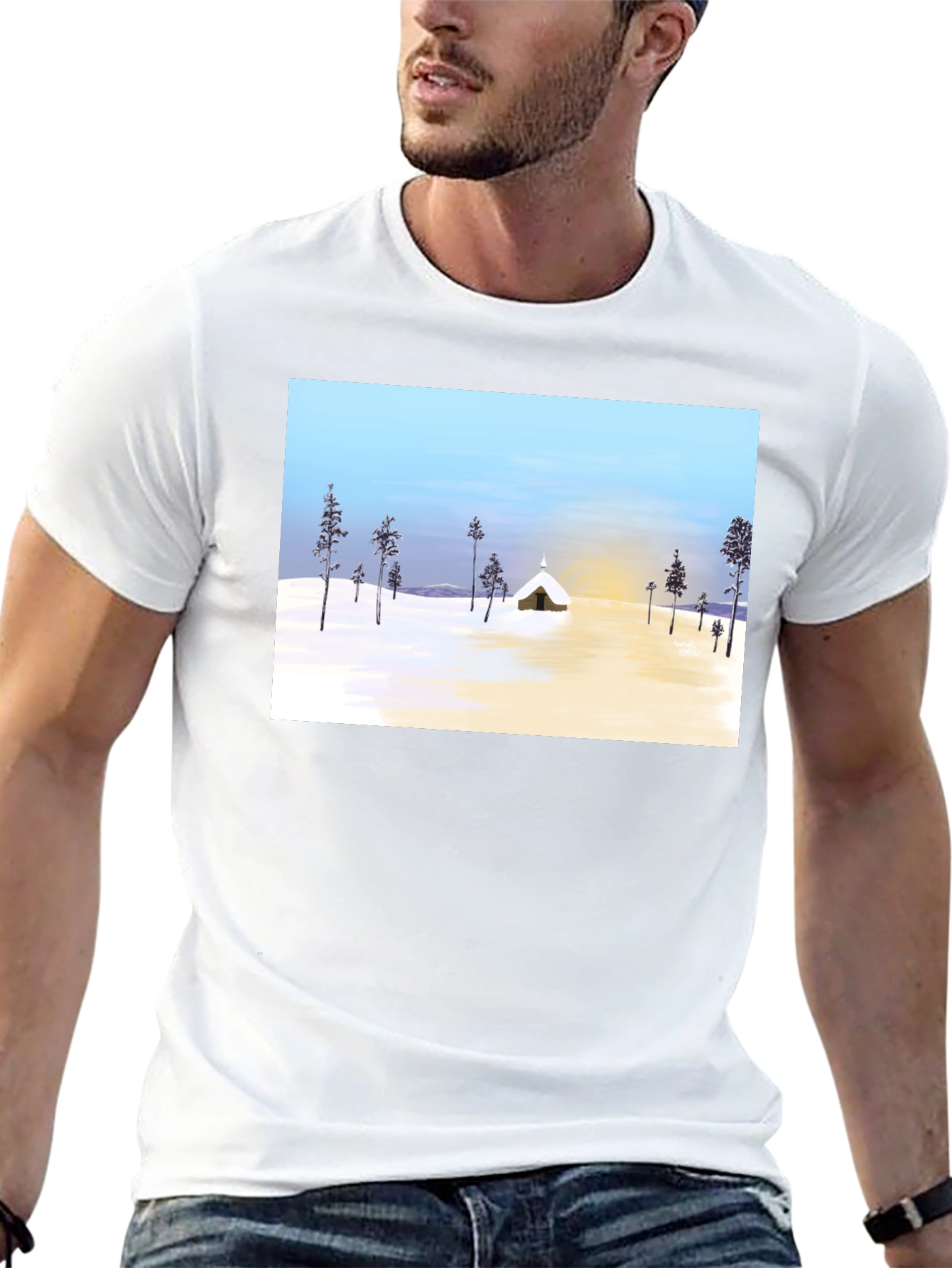 Winter Scene Graphic Tee
