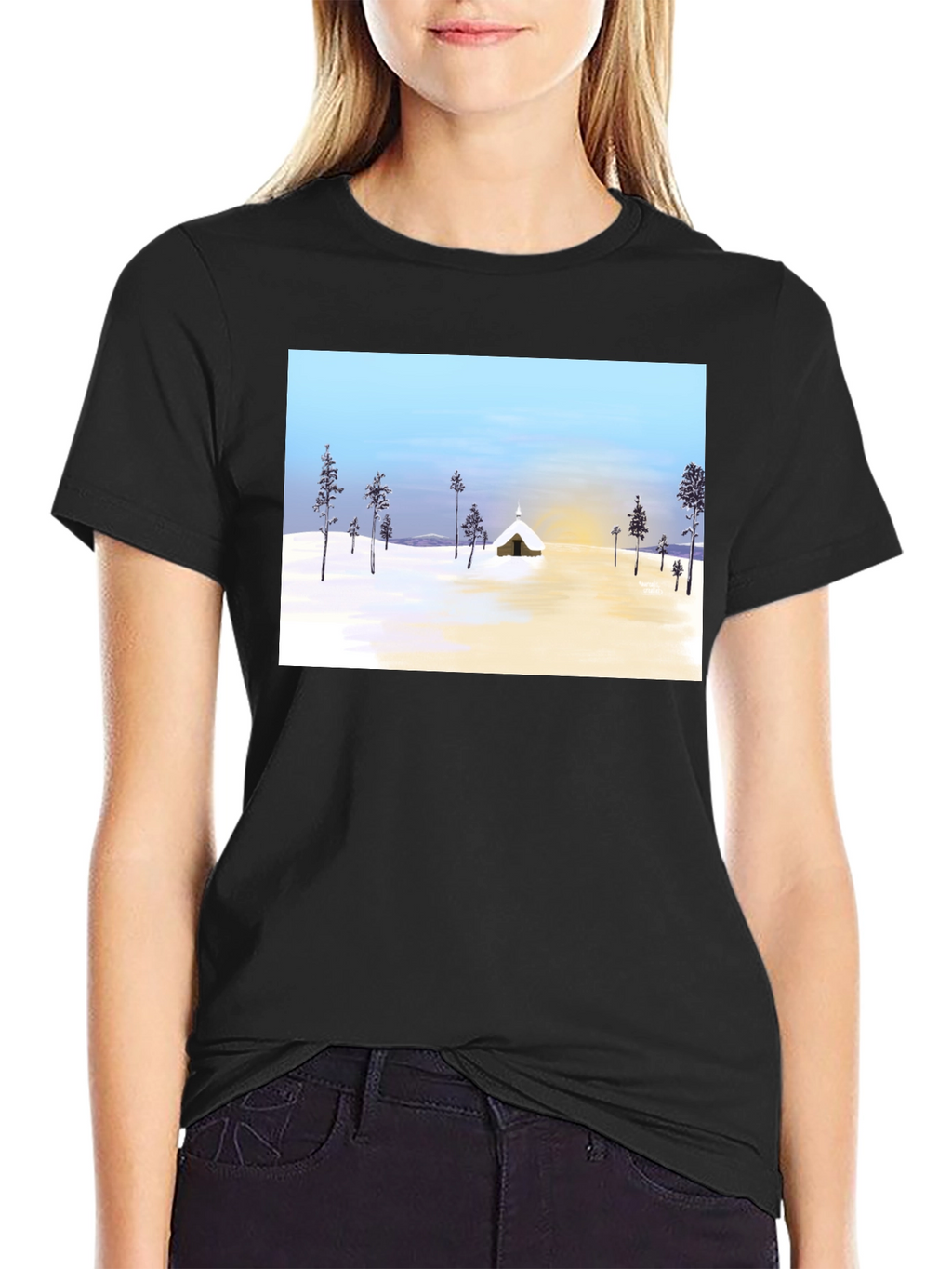 Winter Scene Graphic Tee