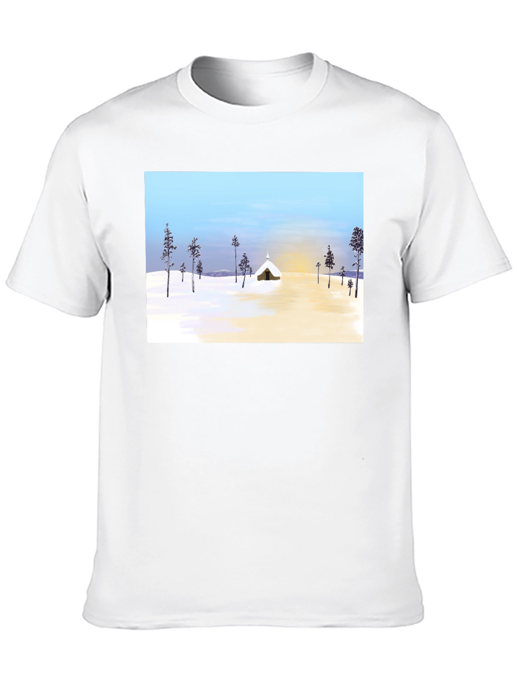 Winter Scene Graphic Tee