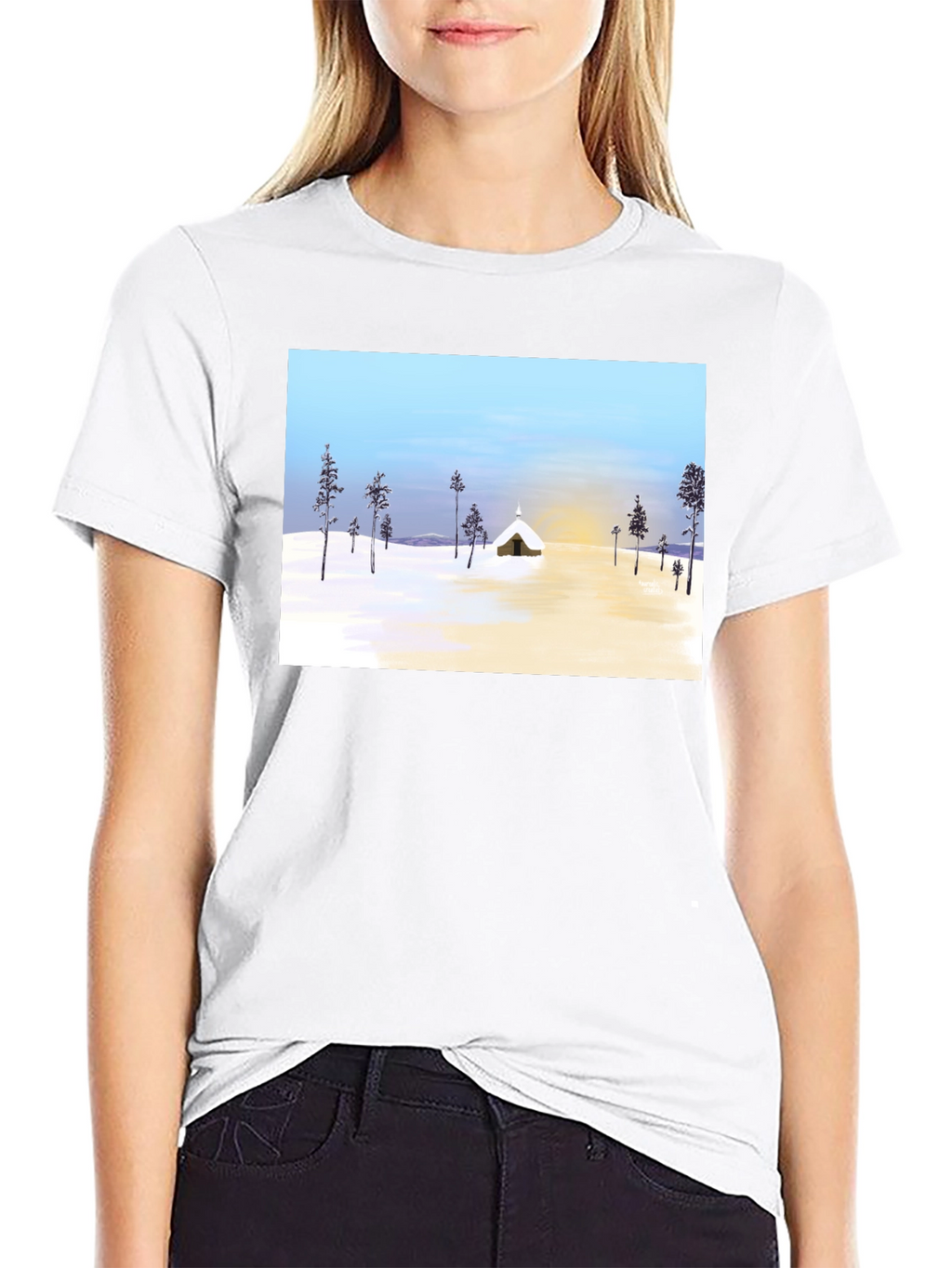 Winter Scene Graphic Tee
