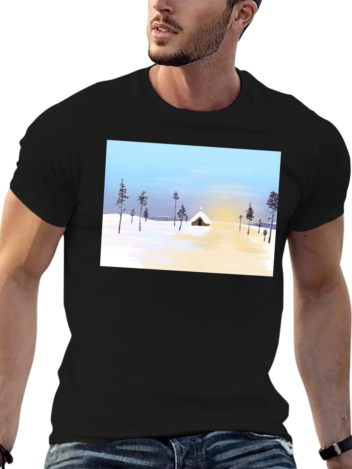 Winter Scene Graphic Tee
