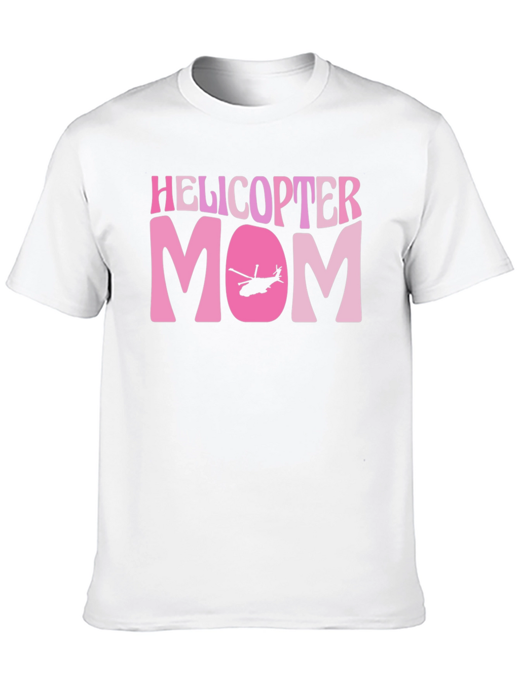 Helicopter Mom Black Graphic T-Shirt