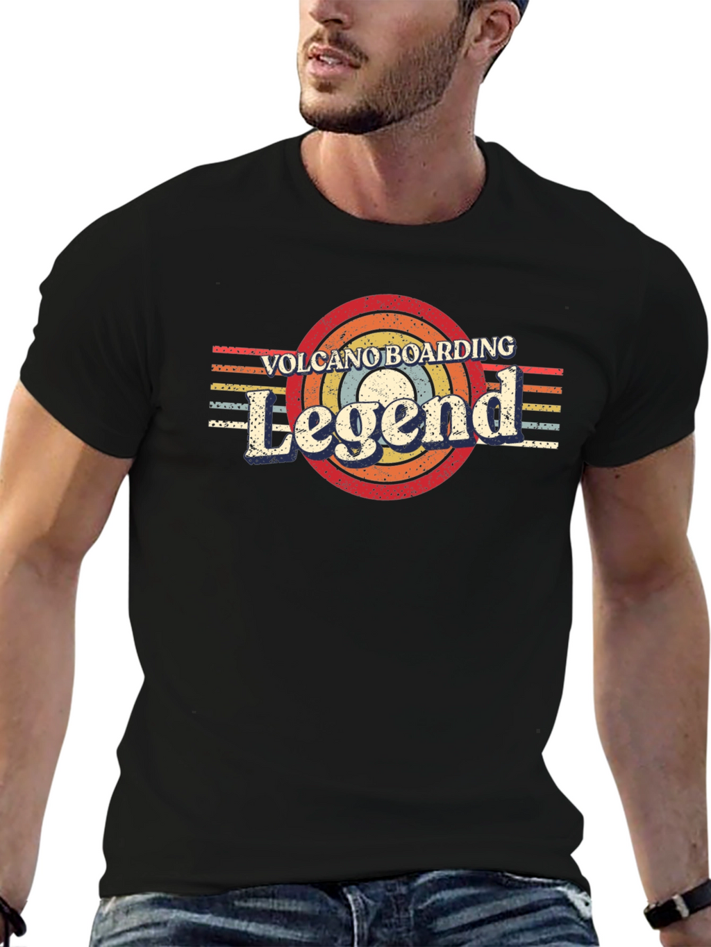 Volcano Boarding Legend Graphic T-Shirt