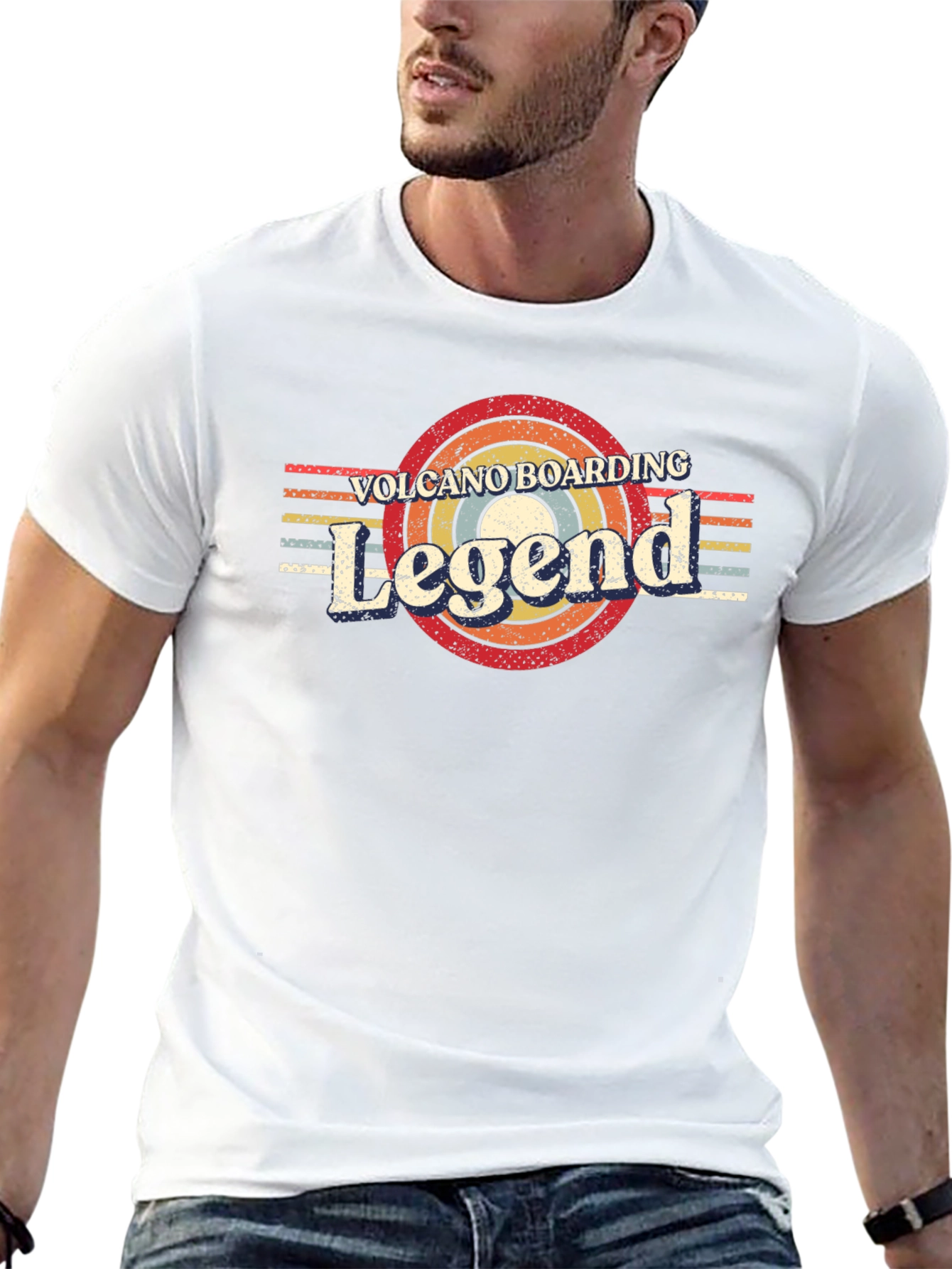 Volcano Boarding Legend Graphic T-Shirt