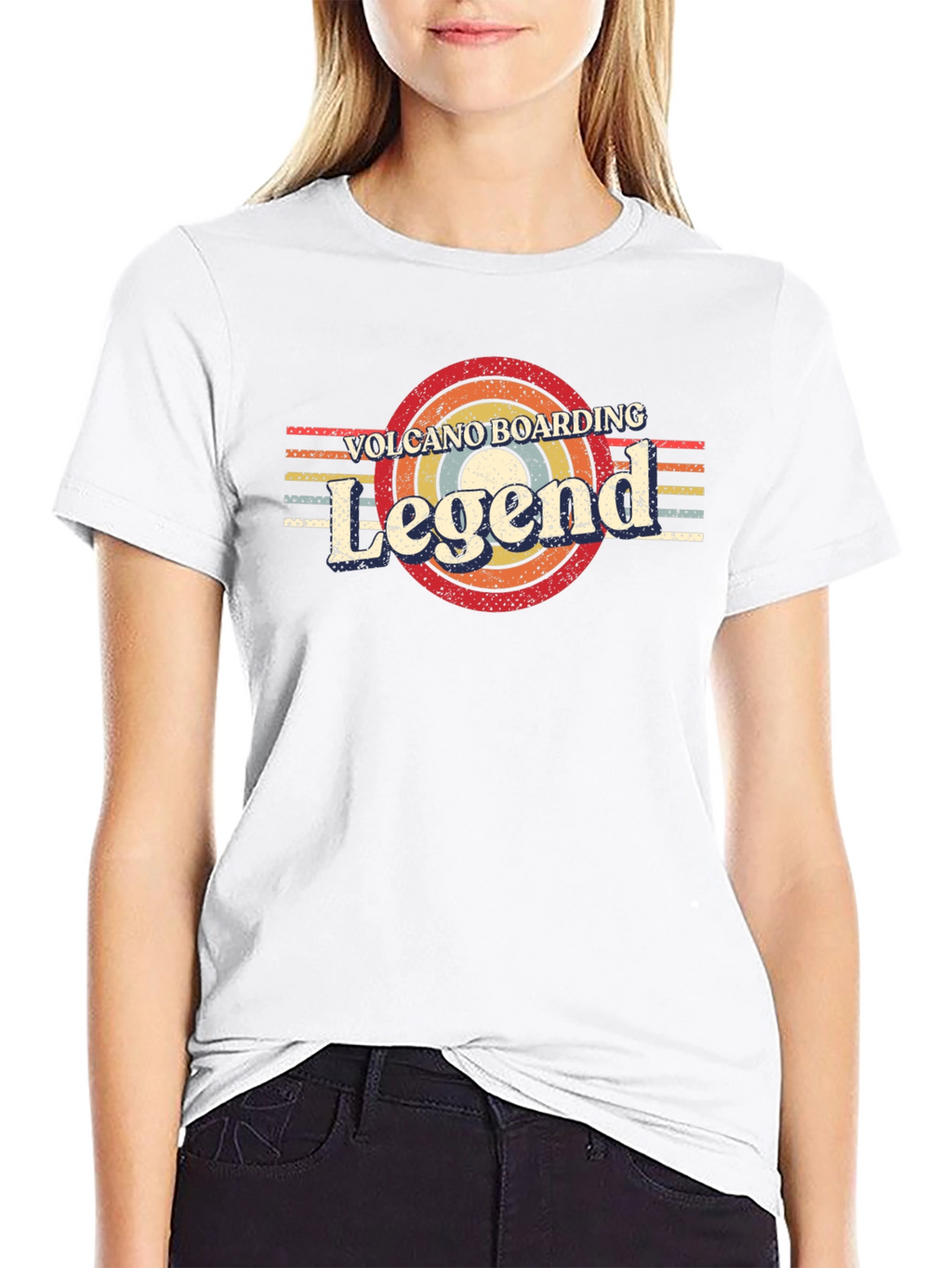 Volcano Boarding Legend Graphic T-Shirt