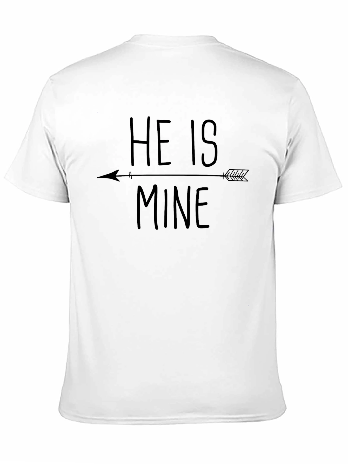 He Is Mine Matching Couple T-Shirt