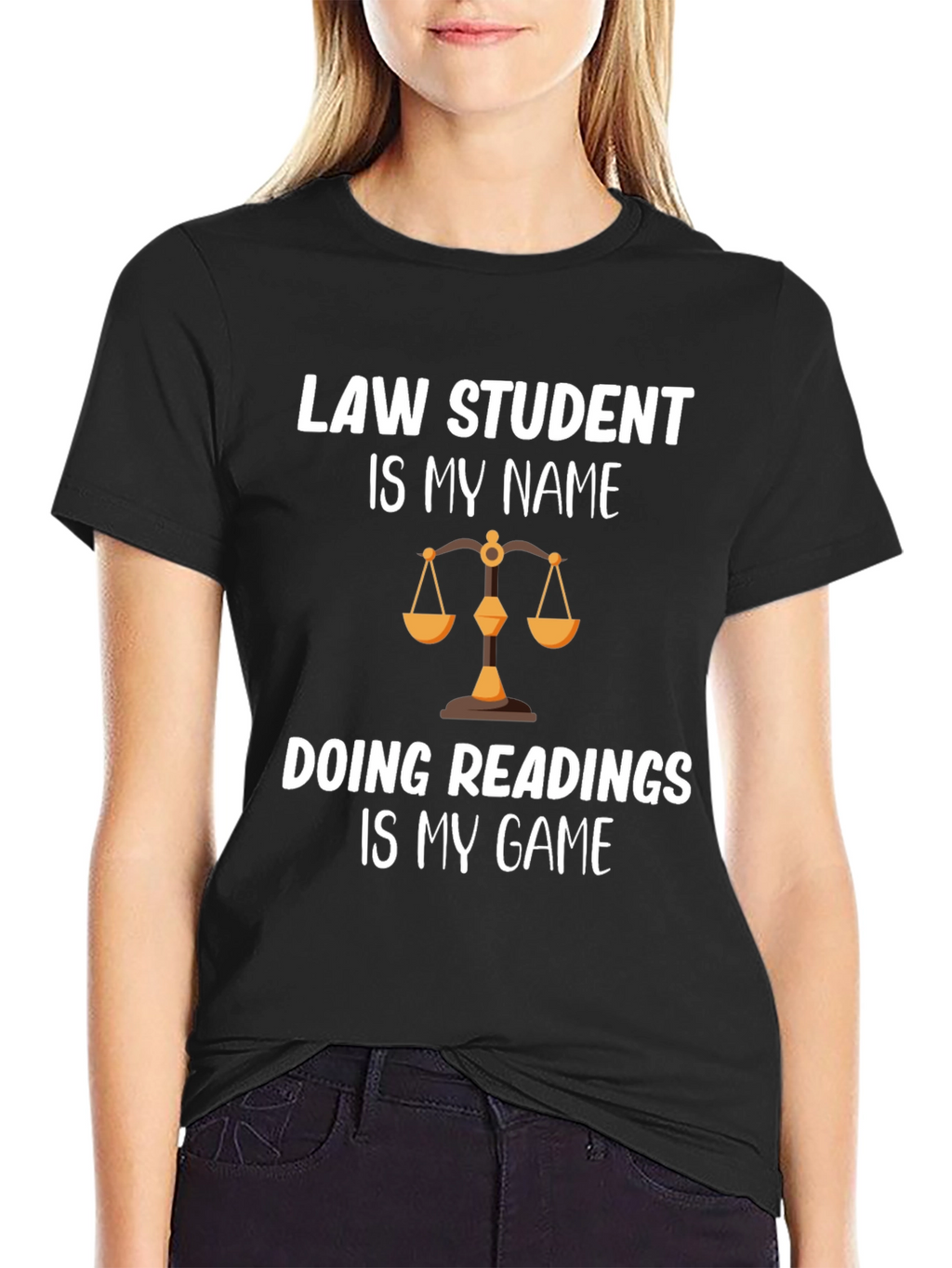 Law Student Tee: Readings are My Game