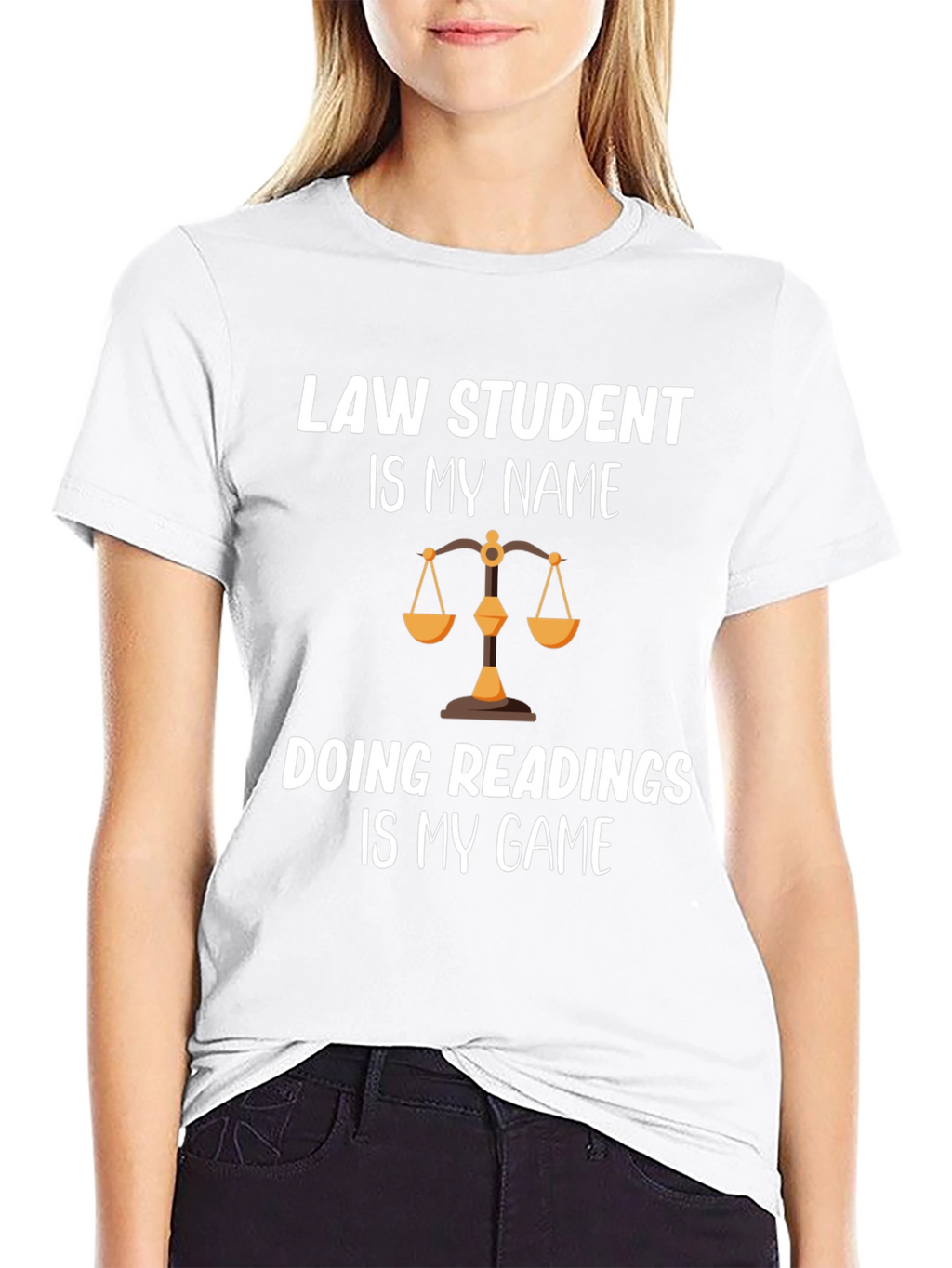 Law Student Tee: Readings are My Game